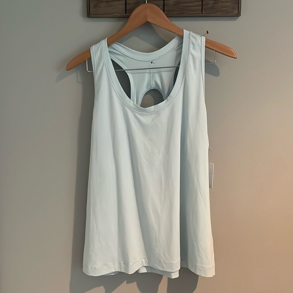 NWT Athleta Nitro Tank Pale Blue Green size 1X - Picture 2 of 5